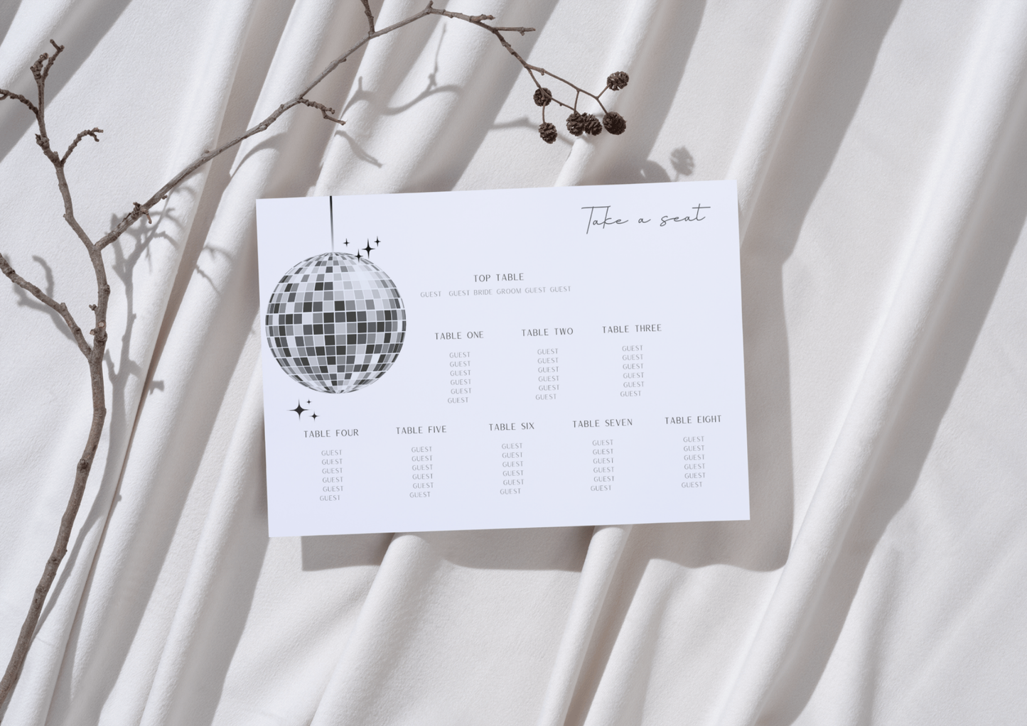 Disco Ball Wedding Pack